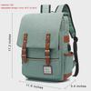 Retro Canvas USB Backpack: Unisex, Large Outdoor Travel Bag