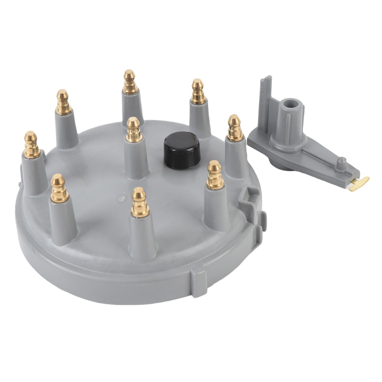 

Ignition Distributor Cap Rotor Kit DC12V 8233 Brass Terminals Replacement for Bronco E 150 E 250 V8 5.0L 5.8L Grey Grey серый