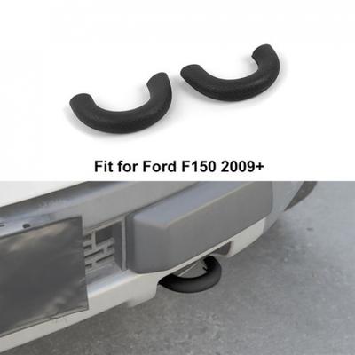 2pcs Black Front Bumper Tow Hook Cover Protector Decoration For Ford F150 09