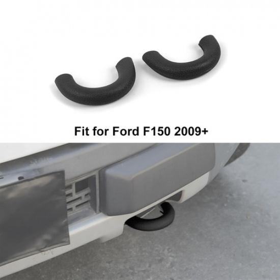

2pcs Black Front Bumper Tow Hook Cover Protector Decoration For Ford F150 09