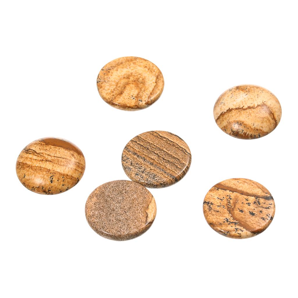 5-10pcs/lot Natural Stone Cabochon 4-25mm Amethyst Tiger Eye Agate Half Round Cabochon For DIY Ring Necklace Jewelry Accessories