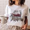 MAGIC FAIRY TALE Summer Woman T Shirt Cute Printing Design Oversized Short Sleeve Comfort Female Tee Gift White Girl Clothes