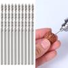 Drill Bit Small Straight Shank Pearl Drilling Machine Tools Hardware 1.75mm Small Drill Bit Straight Shank Drill Bit