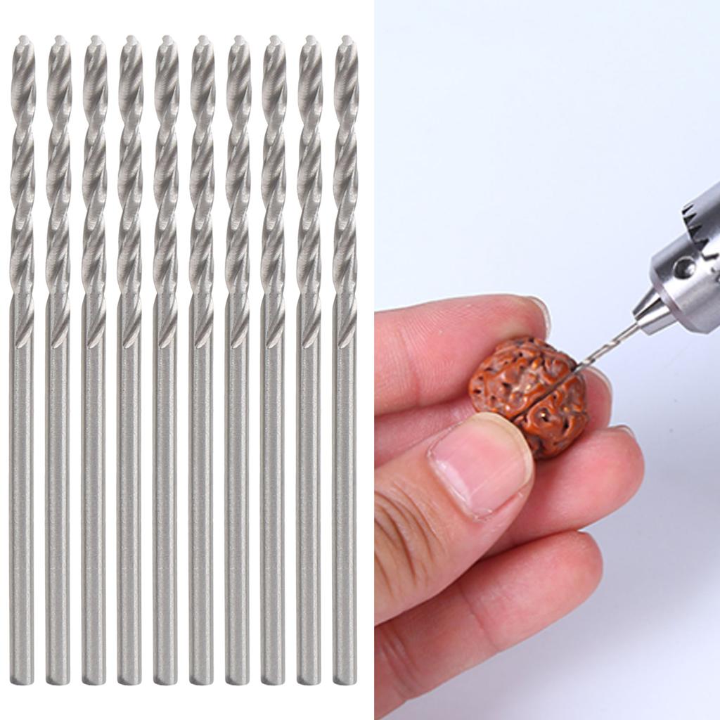 Drill Bit Small Straight Shank Pearl Drilling Machine Tools Hardware 1.75mm Small Drill Bit Straight Shank Drill Bit