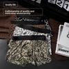 Herren Frühling und Sommer Neu Eis Seide Bedruckt Leopardendruck Maulbeerseide Antibakterielles Innenfutter Slips