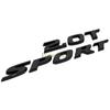 3D ABS For 2018-2022 ACCORD 4DR 2.0T Sport  Rear Trunk Lid Logo Badge Nameplate Emblem Glossy Black
