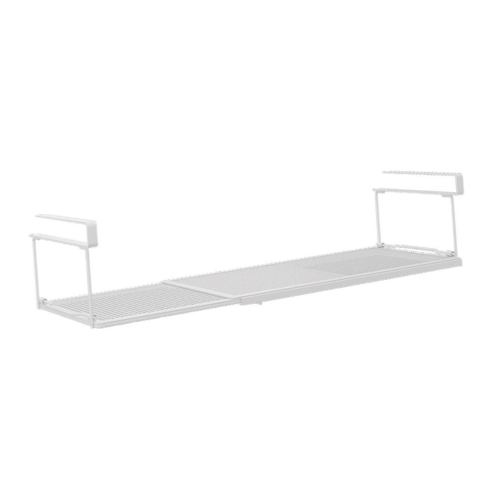 Under Shelf Storage Basket Expandable Carbon Steel Kitchen Cabinet Organizer Shelf for Office Pantry