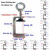 1pc 304 Stainless Steel Square Clamp Pull Ring Fixed Holder Clip C-clamp  Hardware Fasteners