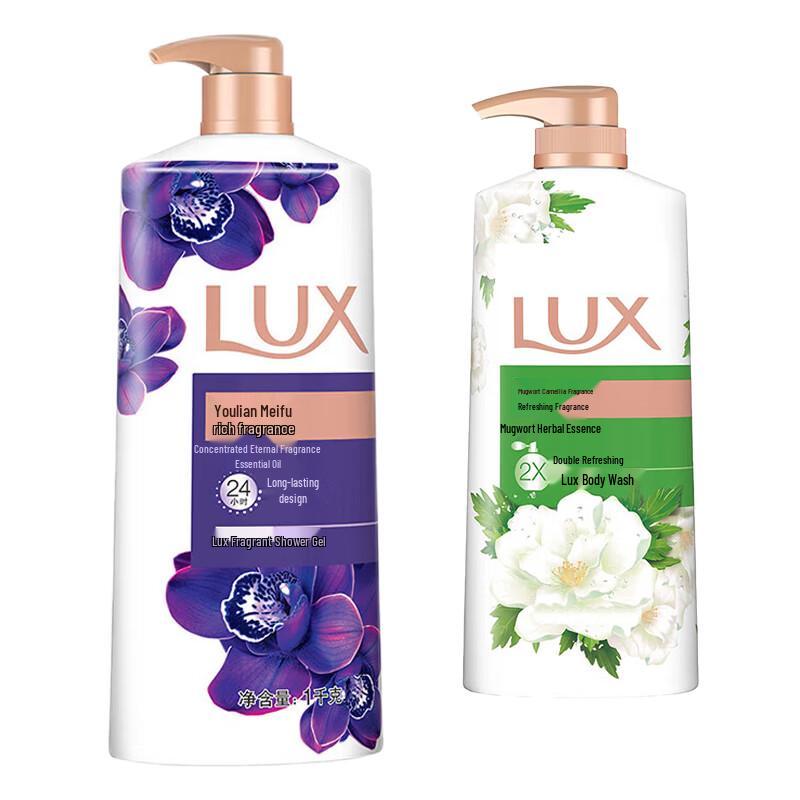 LUX Mystical Lotus & Mugwort Camellia Shower Gel Duo Pack