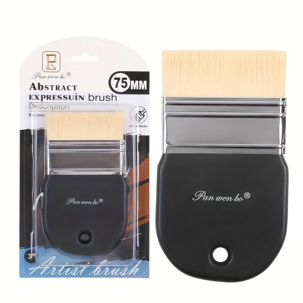 3pcs/set Lightweight Nylon Paint Brush Soft Hair Wall Painting Art Supplies Canvas