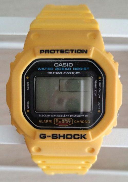 

[Б/У] CASIO G-SHOCK Желтые Часы DW-5600E