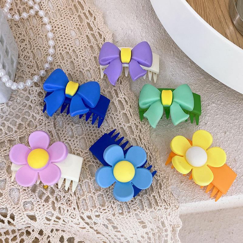 5Pcs Sets Kinder Haar Zubehör Mode Blume Liebe Haar Clips Süße Kleine Bogen Haar Kamm Haarnadel Für Baby barrettes Kopfbedeckung