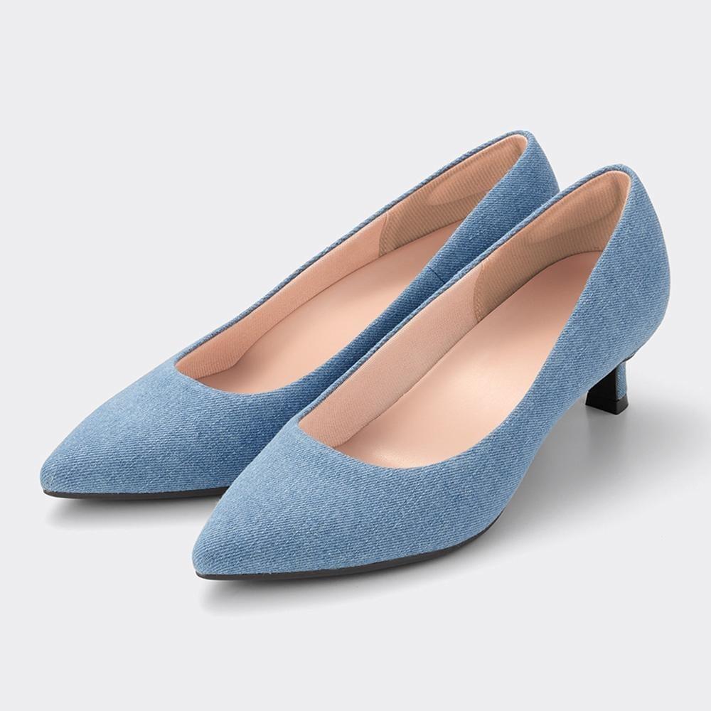 

Туфли-зефиры GU by Uniqlo, широкий размер 2E+E, каблук 4,5 см.