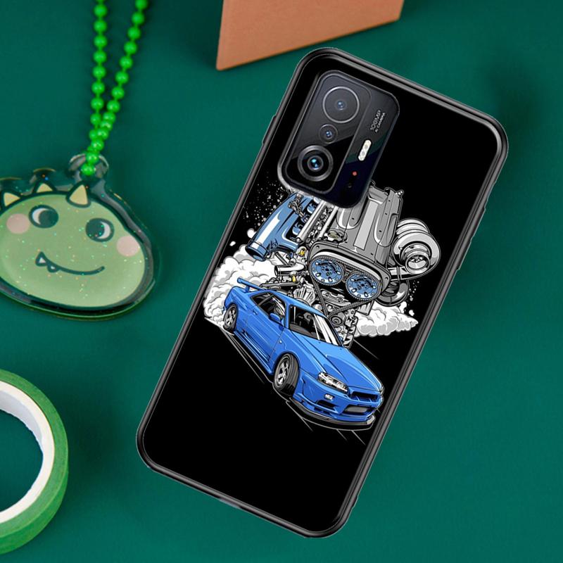 

Чехол для двигателя JDM Car RB26 для POCO F5 X5 X3 Pro X4 F4 GT F3 M5s C40 Чехол для Xiaomi 13 12 Lite 11T 12T Pro 12X Mi 12X