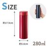 Stainless Steel Thermos Drink Bottle Thermos with Double Keeps Hot or Simple and Solid Perfect for Outdoor and a Stylish Gift for Day or Day
