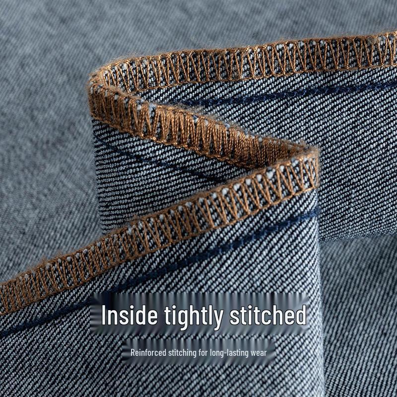 Dancing with Wolves Herren Farbechte Stretch-Denim-Jeans