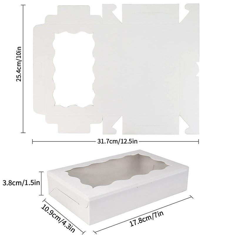 

1/5/10Pcs Packaing Box Pastry Cake Dessert Box Gift Box Candy Packaging Cardboard Boxes Packaging Supplies Cajas De Empaque (As shown-30659)-1pc