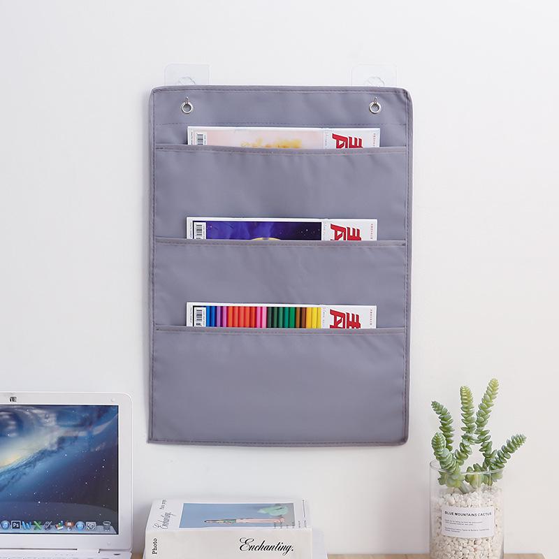 Document Hanging Storage Bag Oxford Cloth Storage Pocket Chart Hanging File Folding Holder Cascading Fabric Organizer For Office