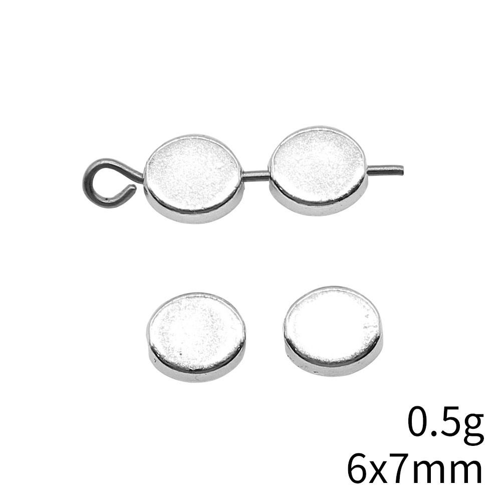 

Бусины для изготовления ювелирных аксессуаров Ювелирные изделия Любовь Крыло Бусины с маленьким отверстием Разделительные аксессуары Детали Бусины для браслетов Аксессуары A18-10pcs-6x7mm