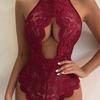 2025 Sexy Lace Open Crotch Bodysuit Sleepwear
