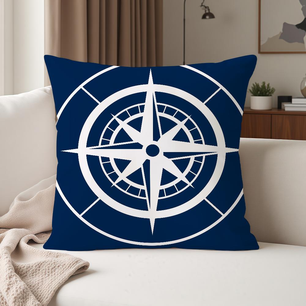Navigational Anchors Pillow Case Suitable For Bedrooms Living Rooms Cars Home Decoration