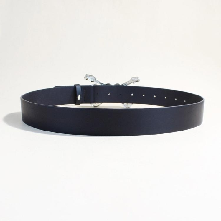 Unisex Gothicism Leather Belt Comfortable Elastic Waist Belt Stretchable Belt for Music Festivals