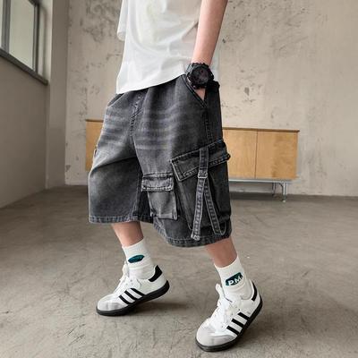 Jungen Sommer 2025 Denim-Shorts - Trendiger Five-Pocket-Stil für Kinder