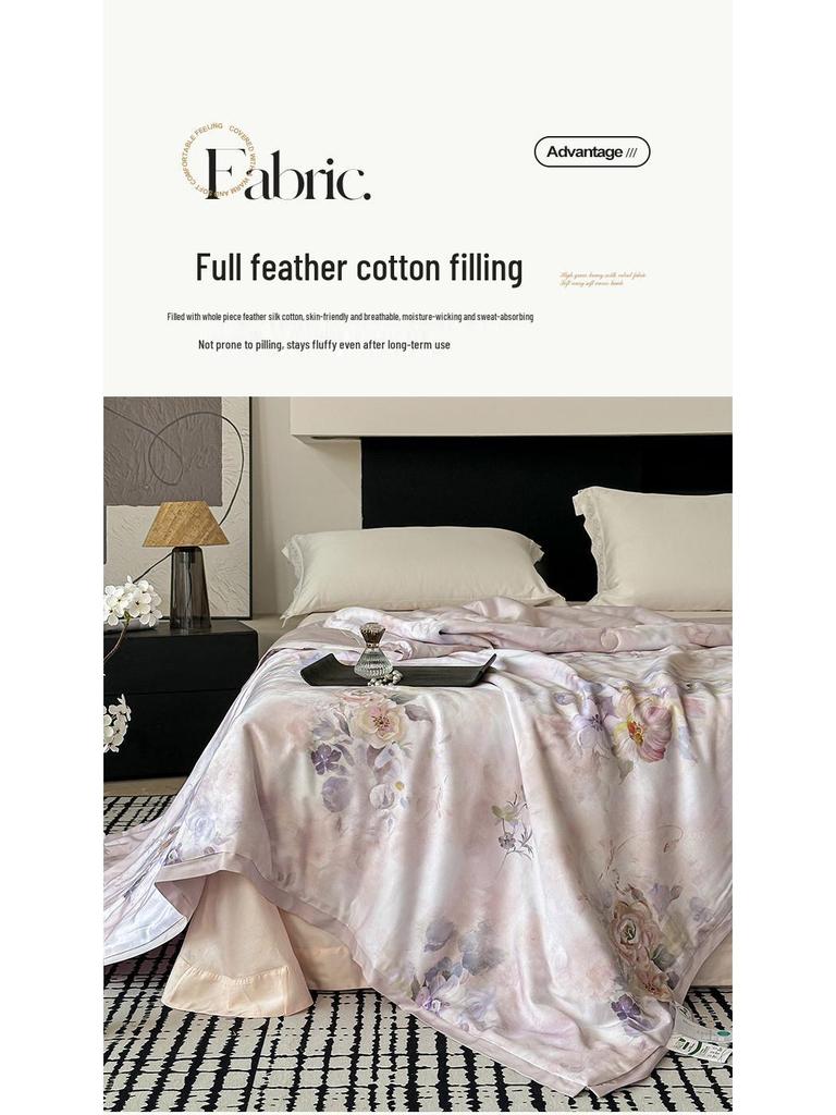 Spring/Summer 2026 Lyocell Tencel Cooling Quilt for Home Use