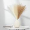 6Pcs 45cm Artificial Pampas Grass Bouquet New Year Holiday Wedding Party Home Decoration Plant Simulation Dried Flower Reed