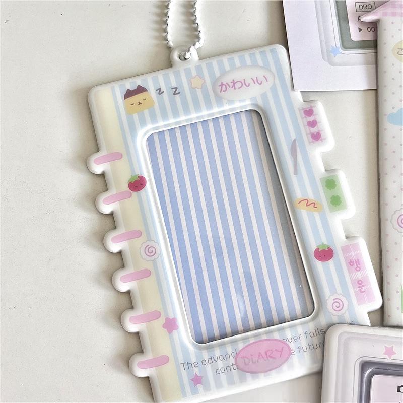 Cartoon Mobile Phone Camera Shaped PVC Card Holder Kpop Idol Photocard Protection Cover Korean Ins Photo Storage Case Pendant