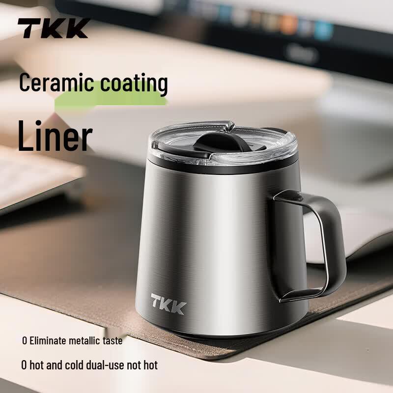 

TKK Stainless Steel Ceramic Lined Insulated Mug with Lid