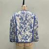 Womens Floral Print Long Sleeve Cotton Blend Casual Jacket V-Neck Lightweight Outerwear Fall 2026