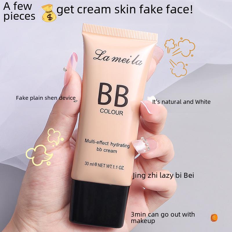 Clear BB Cream Concealer: Moisturizing, Long-Lasting, Brightening Face Foundation & Skin Tone Corrector for Women