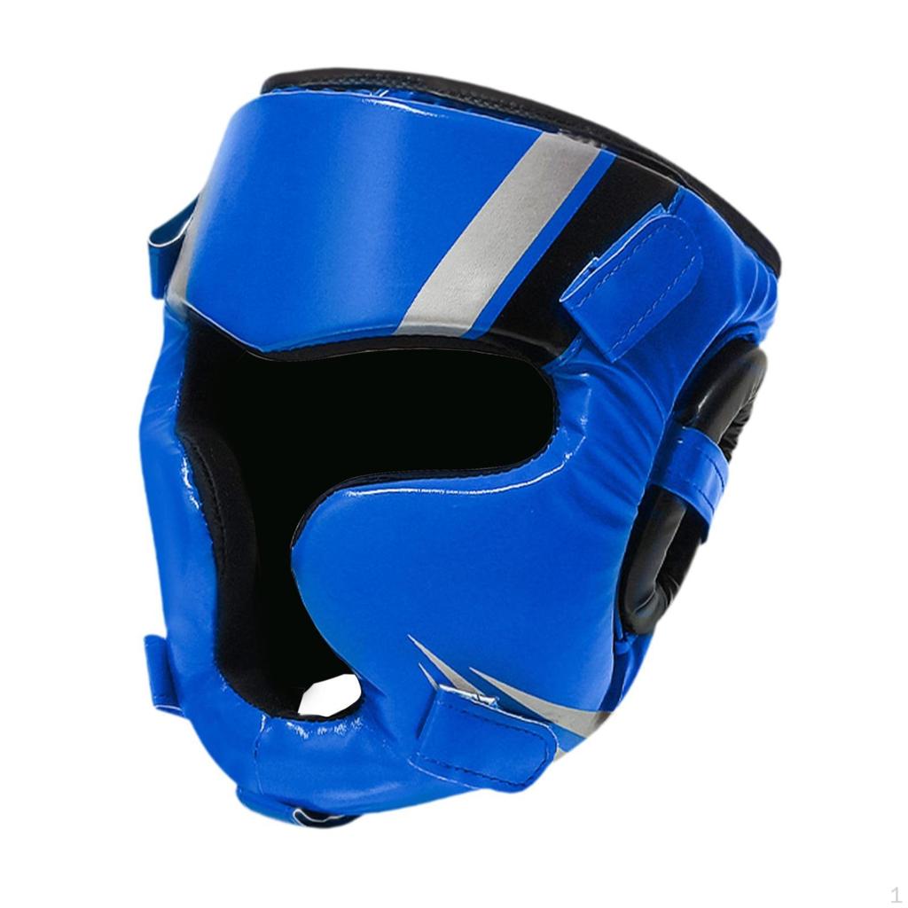 Boxkopfschutz Gesichtsschutz Stirn- und Ohrenschutz Voll für Sparring