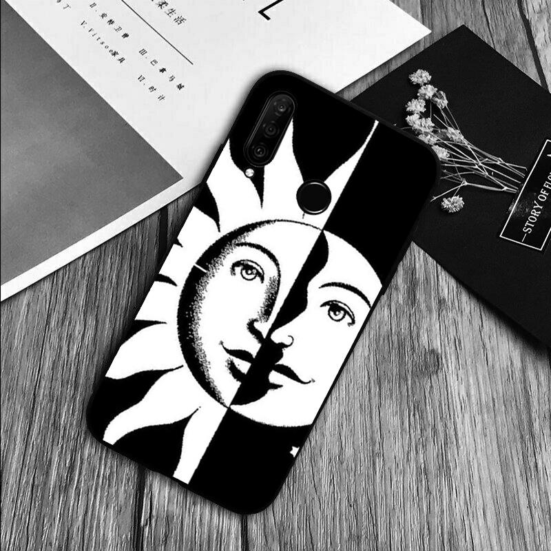 SUN AND MOON Mystic Zodiac For Huawei Nova 12s 12i 11i 7i 8i Y73 Y70 Y90 Y60 Y72 Y61 Y91 9 10 SE P30 Pro P40 Lite Case