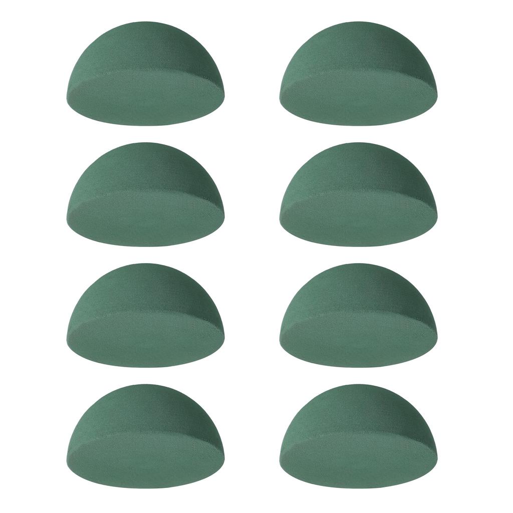 Round Dry Flower Foam 8Pcs 9cm Floral Dry Foam Half Balls For Artificial Flower Plant Wedding Bouquets Party Decoration