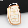 3 4 Buttons Tpu Car Smart Key Case Cover For Hyundai Tucson Santa Fe Rena Sonata Elantra Creta Ix35 Ix45 I10 I30 I40 Accessories