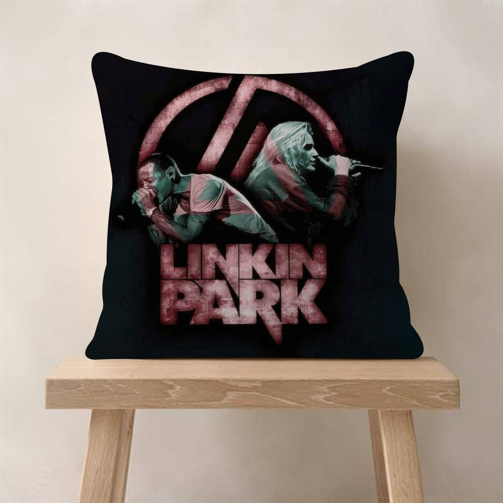 Band Linkin Album Park Personalisierte Kissenhülle Kinderzimmer Wild Party Dekor Kissenbezug Kind Geburtstag Dusche Geschenk