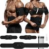 EMS Pulse Fitness Belt Set: ABS Muscle Stimulator & Abdominal Muscle Stickers