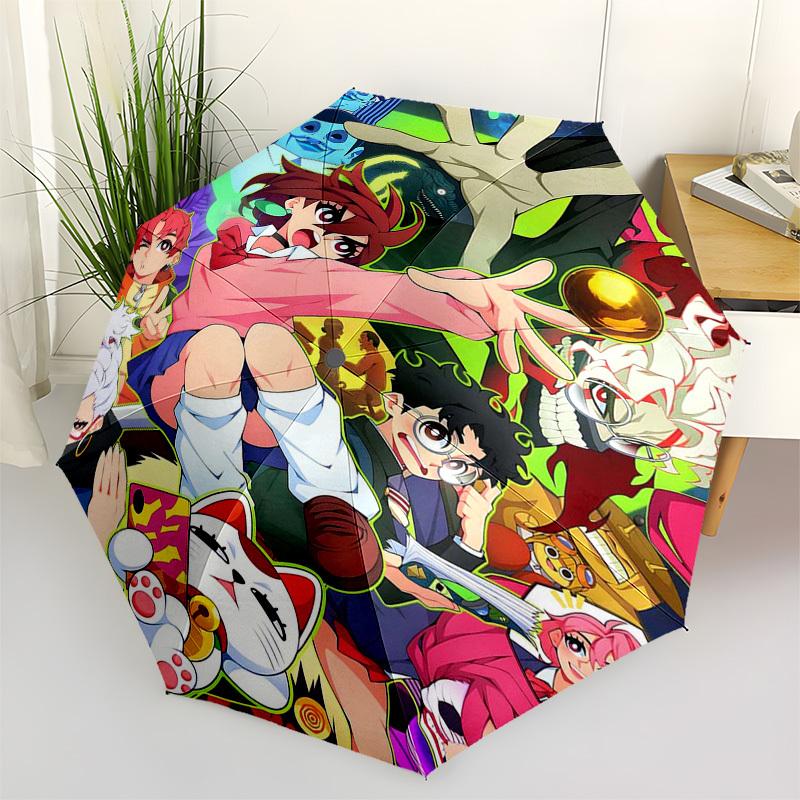 

1pc Outdoor Umbrella with Anime Characters | Automatic Opening & Closing | Portable 3-Fold Design | 8-Rib Iron Frame | Perfect Gift for Fans, Tra