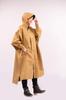 Pirarucu Rain Cycle Mode High and Free Size Poncho, Poncho, Water-Repellent Waterproof, Beige,