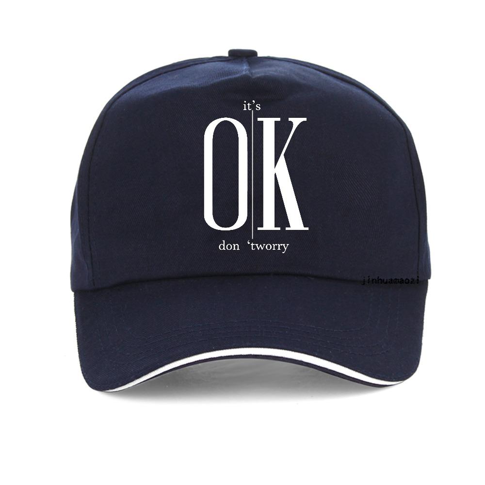 

Unisexs Street Ok Letter Print baseball cap Summer Unisexs Casual adjustable sun hat fashion woUnisexs Breathable snapback hats Adjustable