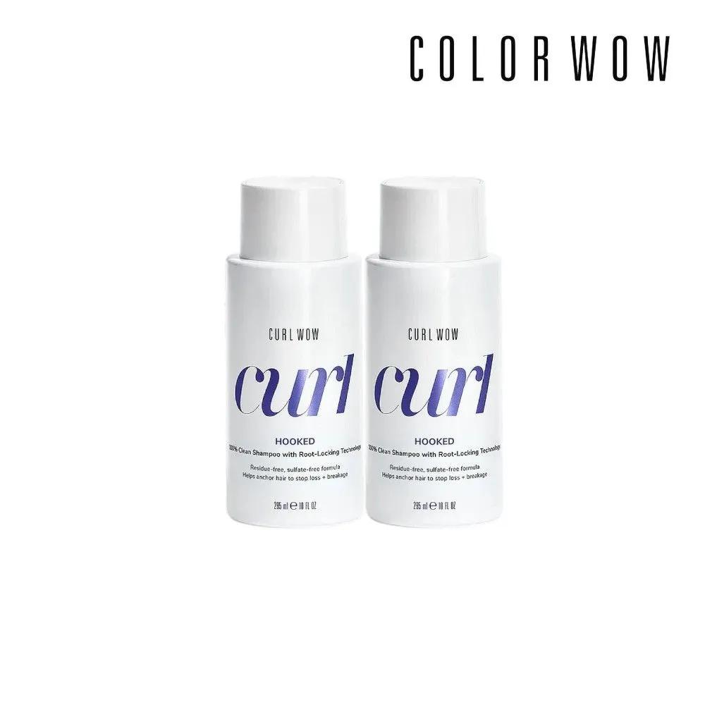 COLOR WOW Hooked 100 Clean Curl Shampoo 295ml (2 bottles)