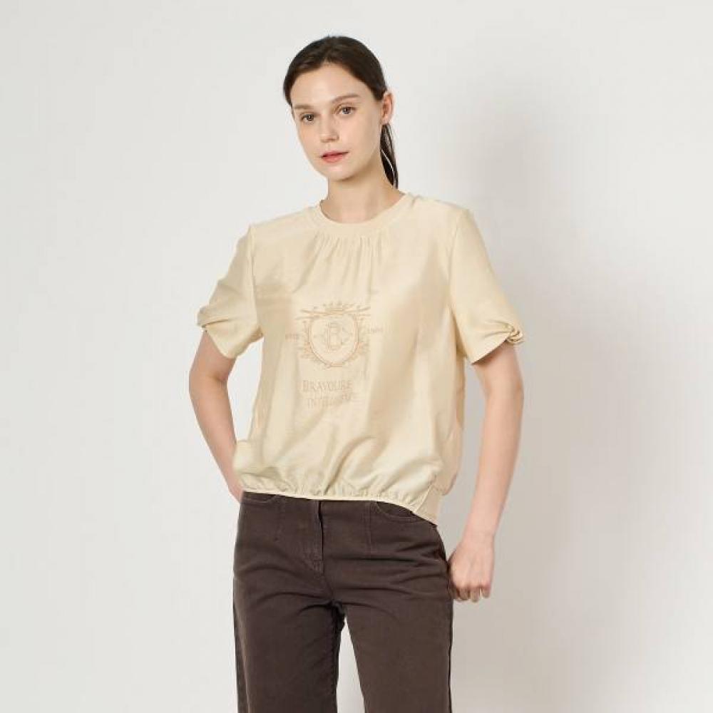 Bcbg One Point Banding Blouse B4f7b410 cream (14)/55