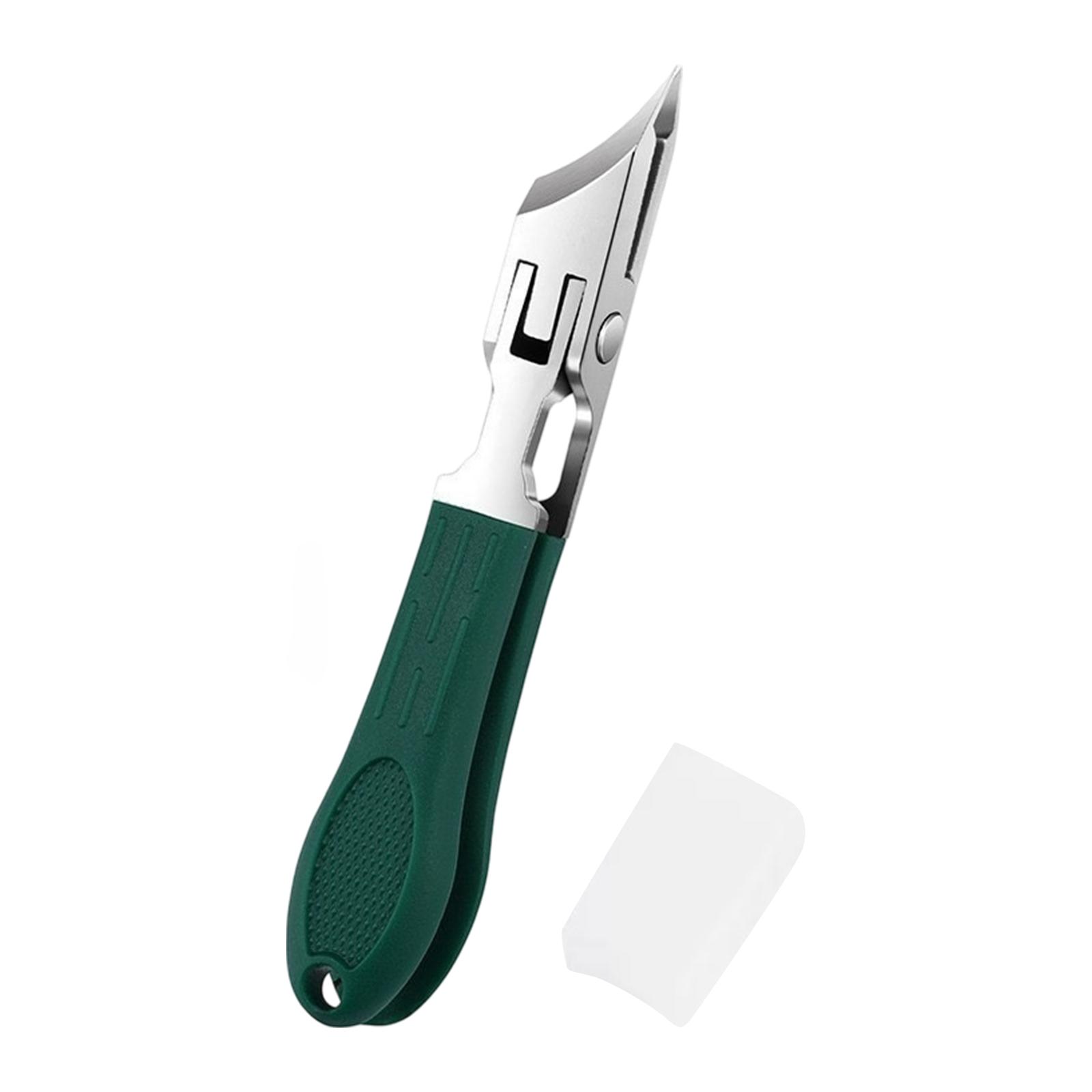 Slant Tip Nail Clipper, Stainless Cuticle Nipper for Manicure and Pedicure