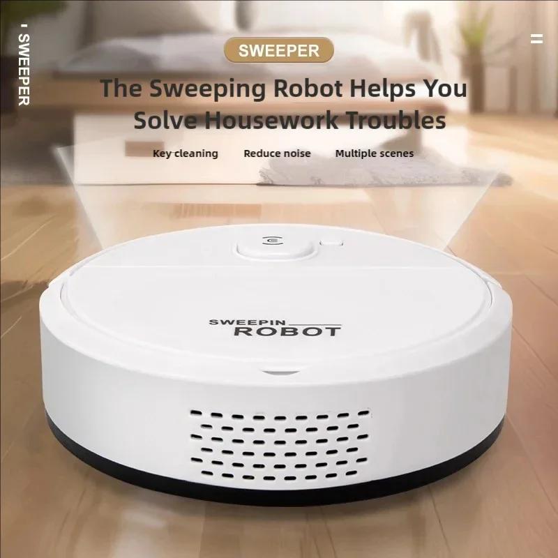 Smart Sweeping Robot 4000Pa 3 In 1 Vacuum Cleaner Strong Suction Easy To Use Floors Pet Hair Silent Home Cleaning Machine