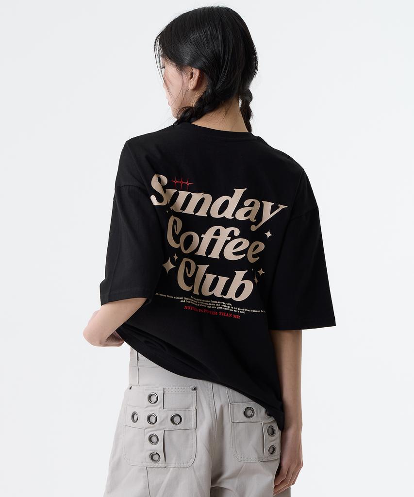Nasttingijeubeleoldaenmi Coffee Club Tee_Black