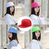 Men Women Multi Color Baseball Cap Peaked Cap Streetwear Hip Hop Dad Hat Wide Flat Brim Snapback Hat Outdoor Sun Hats for Adult
