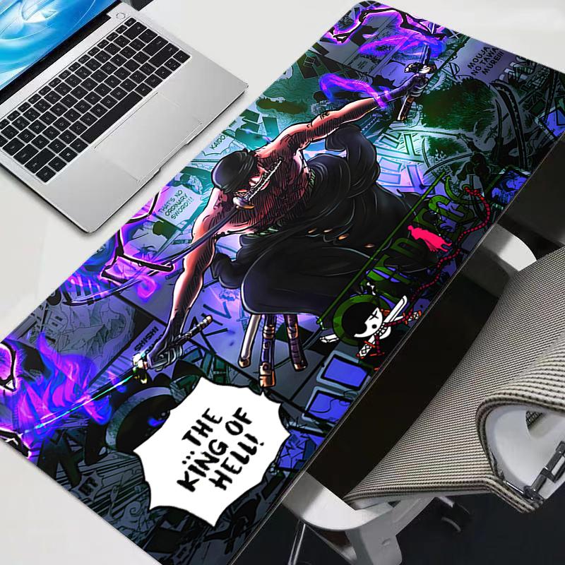 One Piece Mouse Pad Computer Speed Type Carpet Mat for E-sports Players Laptop Keyboard Durable Mousepad Office Desk Mat