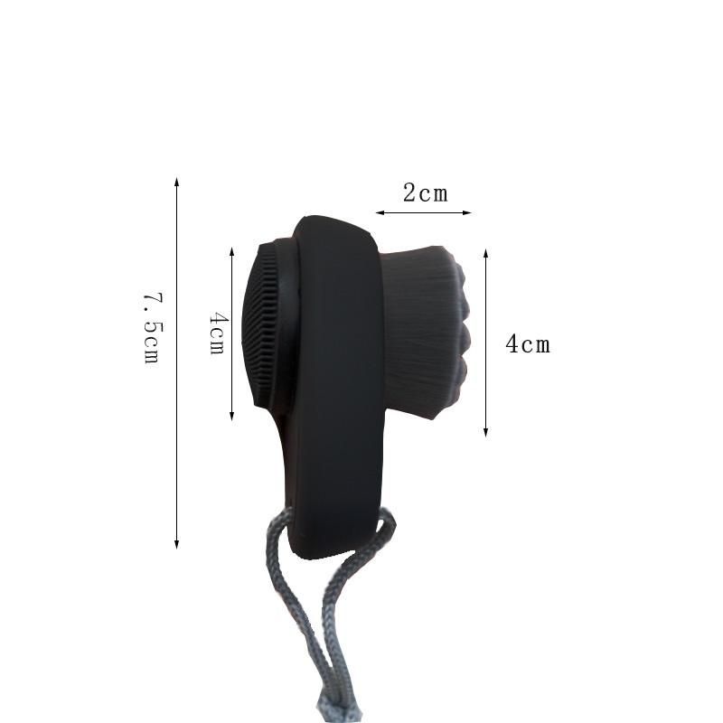 2-in-1 Double-Sided Silicone Face Brush Exfoliating & Massage Tool with Wrist Washband for Deep Pore Cleansing Spa Quality